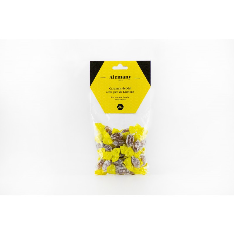 Caramelos de miel con limón