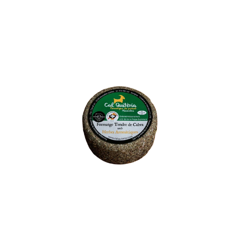 Queso tierno de cabra con hierbas aromáticas - Cal Quitèria
