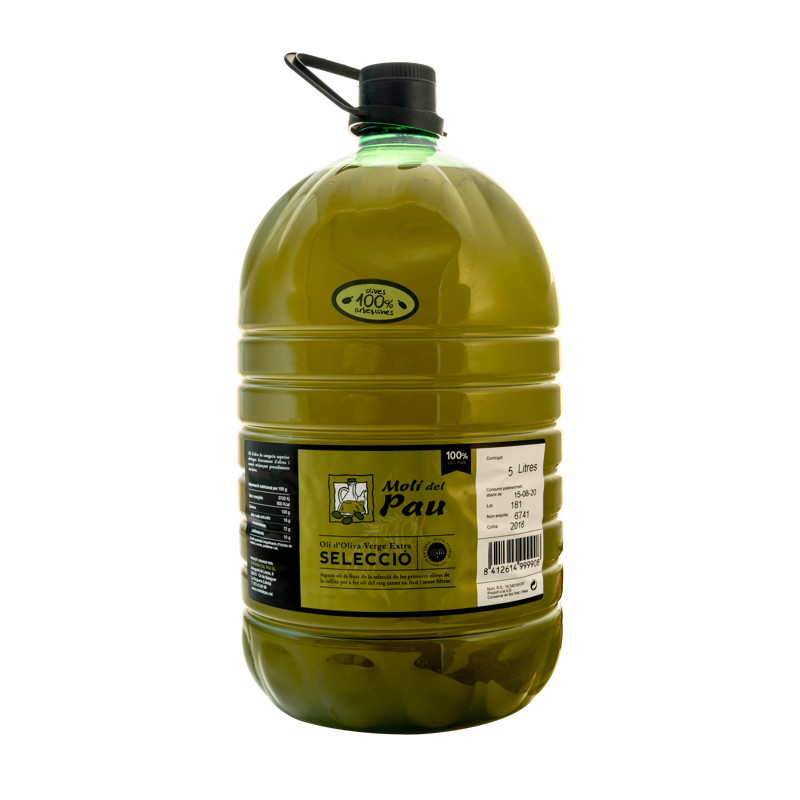 Aceite de Oliva Virgen Extra garrafa PET 5 Litros