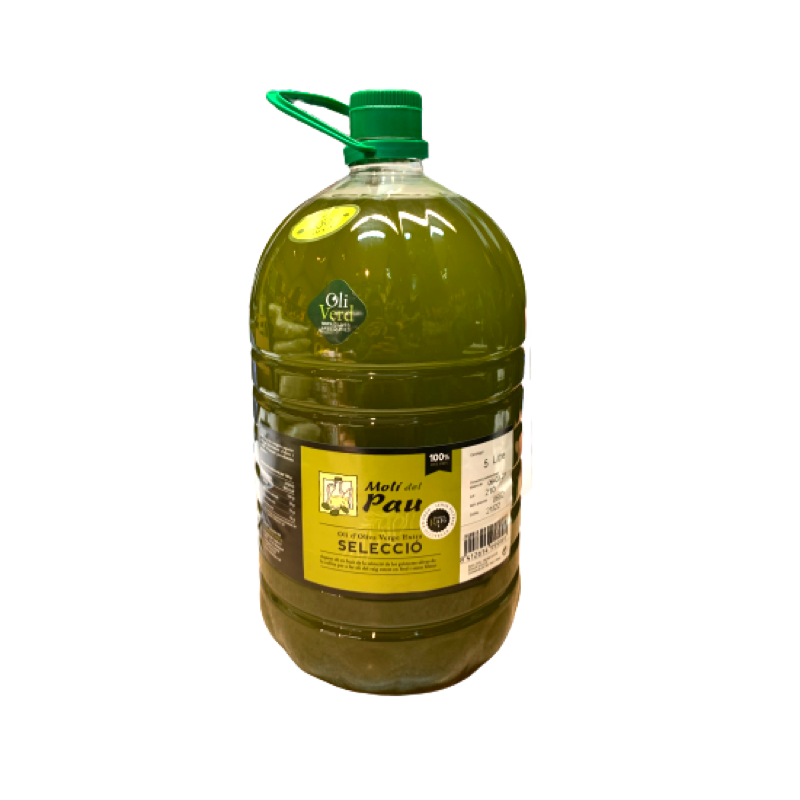 Aceite Verde Garrafa PET 5 L