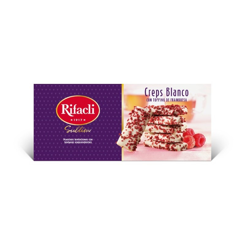 Creps Blanques amb topping de gerds - Rifacli