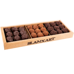Estuche tres trufas Blanxart