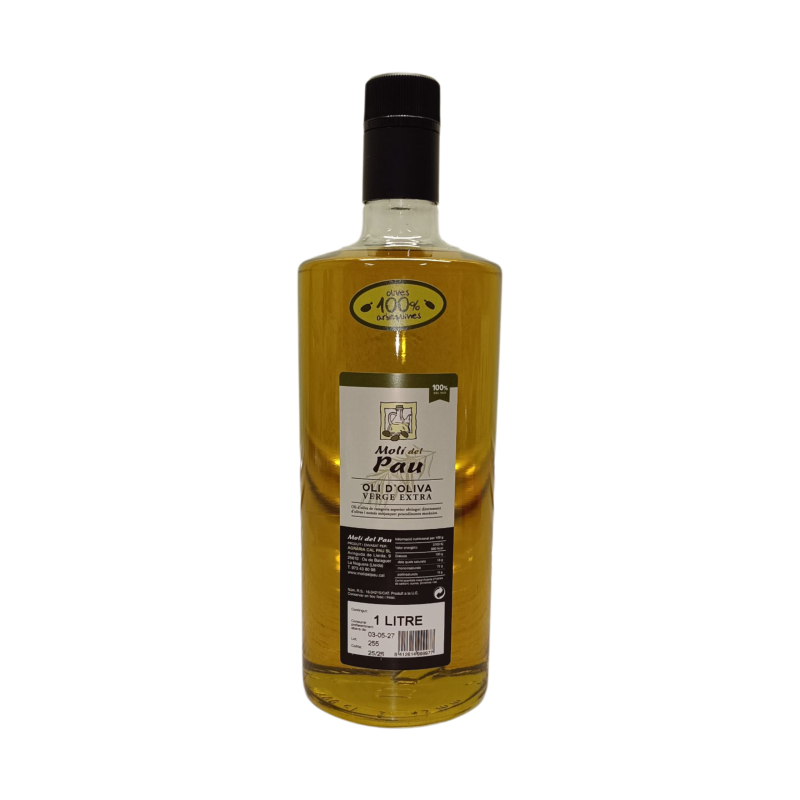 Aceite de Oliva Virgen Extra · Botella cristal Laura 1 L