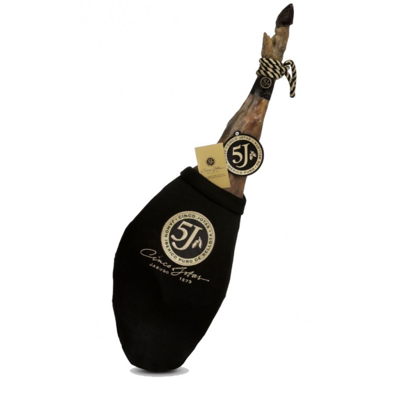 Jamón 100% ibérico de bellota 5J